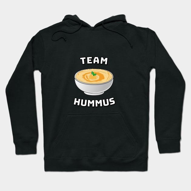 Team Hummus | Vegan Vegetarian Falafel Plant Based Hoodie by MGO Design